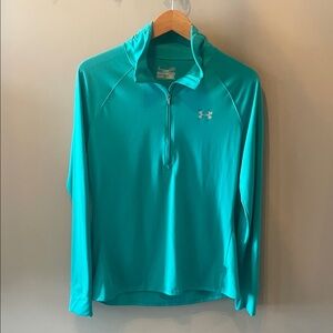 Under Armour Teal color Quarter-Zip Top Size Large